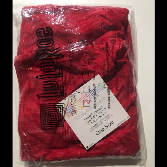 Lularoe LLR Valentine Leggings one size OS - Picture 2 of 4